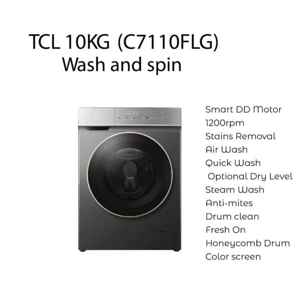 TCL C7110FLG 10kg Wash & Spin DD Inverter Washing machine