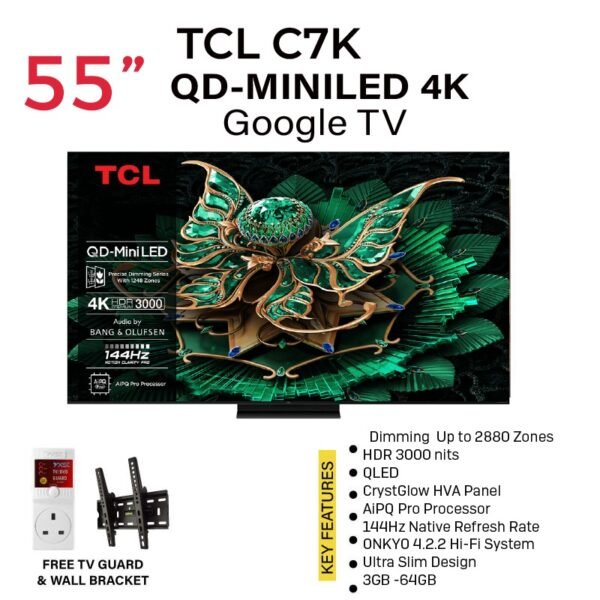 TCL C7K 55 Inch Premium QD-MiniLED TV